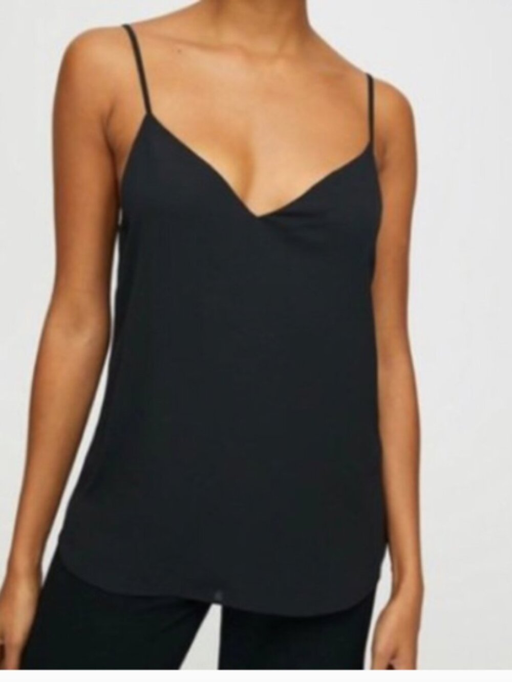 Like New Aritizia Babaton Everly Cami Tank Top, Black, size Small